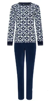 Zetex pyjama du 36 au 52 bleu et blanc