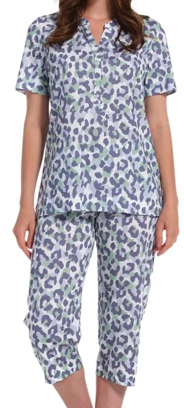 Pyjama pantacourt à motif du 36 au 44