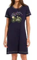 Rebelle robe de nuit bleu foncé