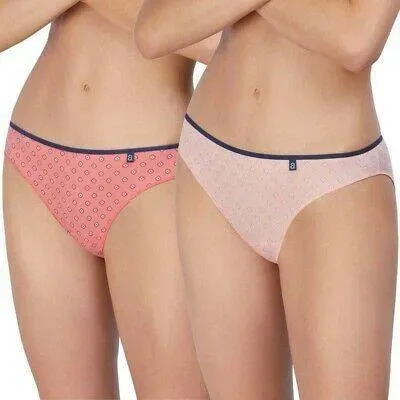 Pack Duo de culotte avet rose à motif