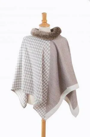 Poncho affluent fabrication française