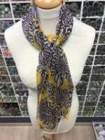 Foulard à motif jaune