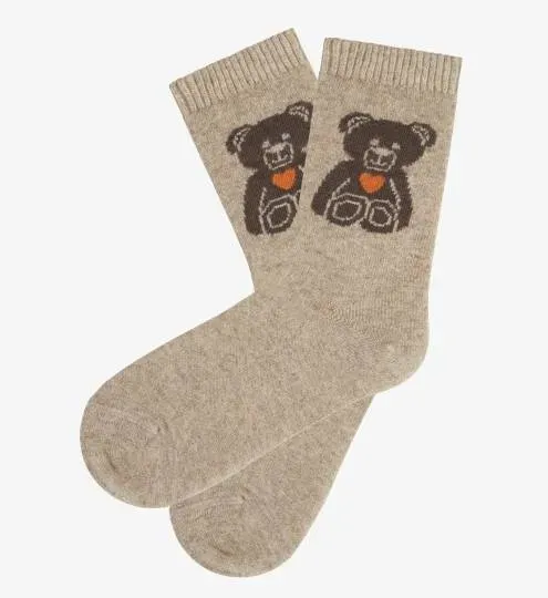 Chaussette Motif ourson