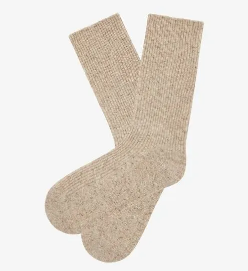 Chaussette Soie Et Laine