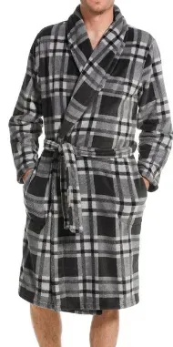 Peignoir à carreaux du M au 2XL