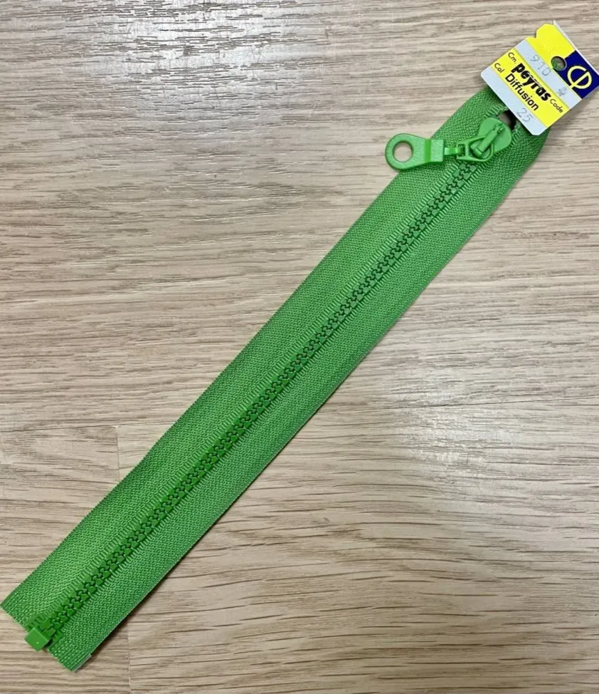 Fermeture séparable plastique de 25 cm à 85cm