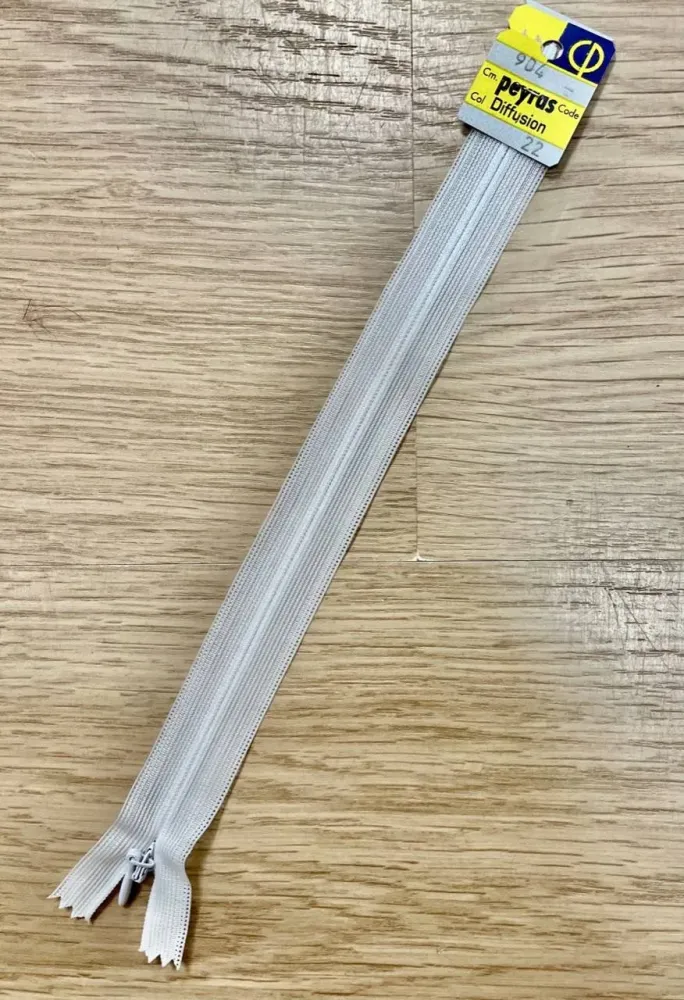 Fermeture invisible 22cm ou 60cm
