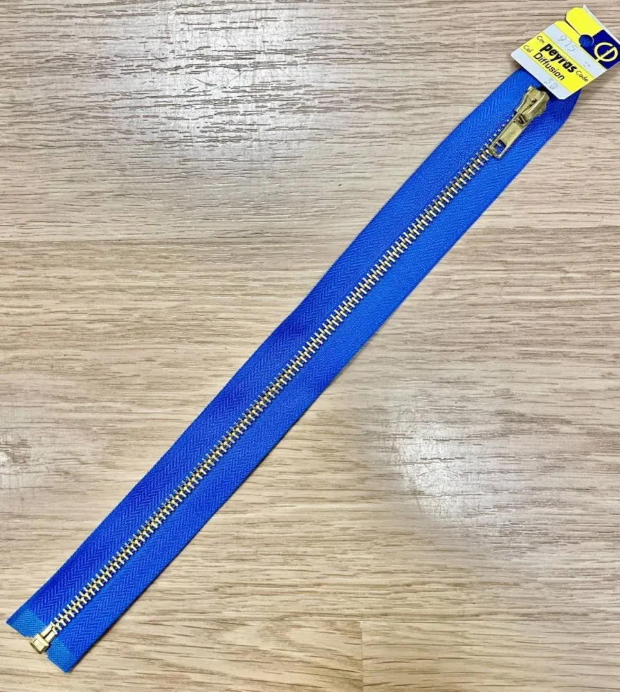 Fermeture séparable métal de 25cm à 85cm
