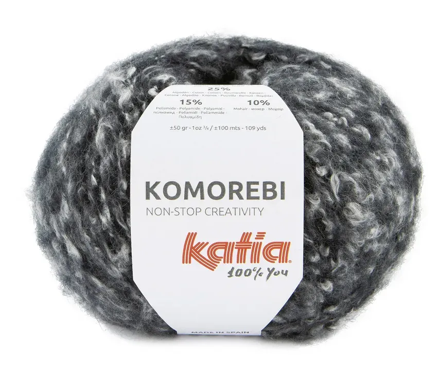 Aiguilles 6.5-7 merino, coton, polyamide et mohair
