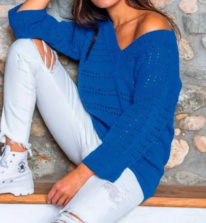 Pull ajouré en alabama