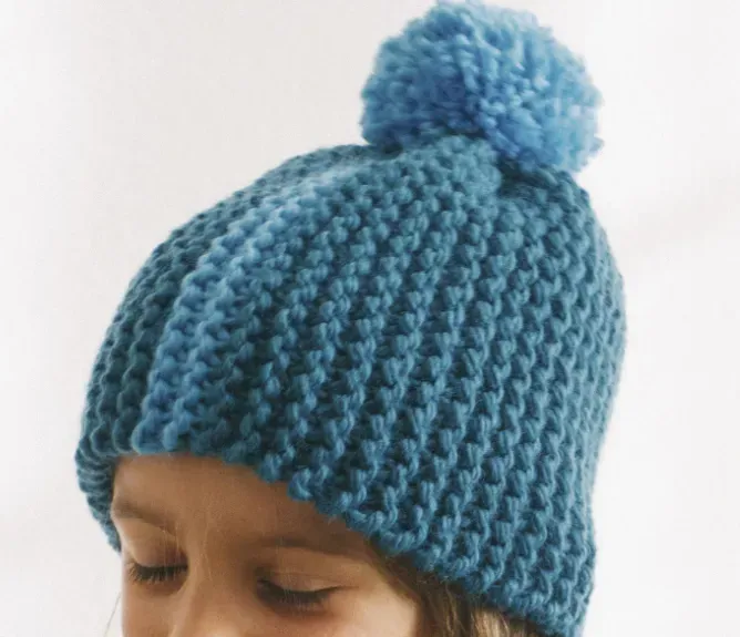 Bonnet en big merino