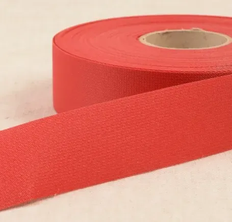 Biais plat pour extérieur rouge