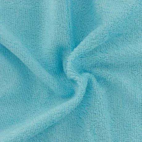 Tissu éponge bambou bleu