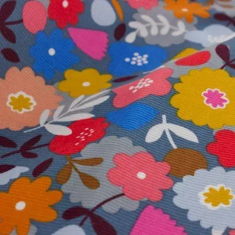 Tissu velours fin à motif