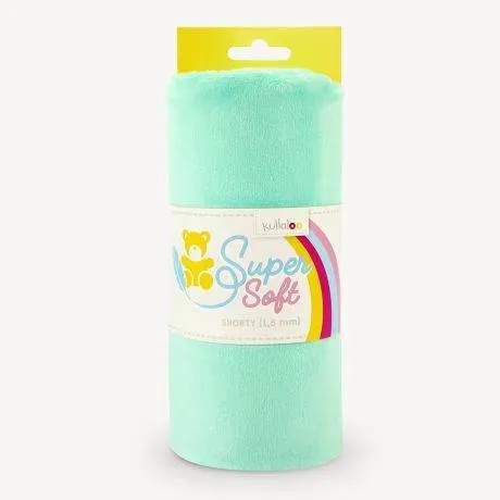 tissus peluche 75 x100 bleu