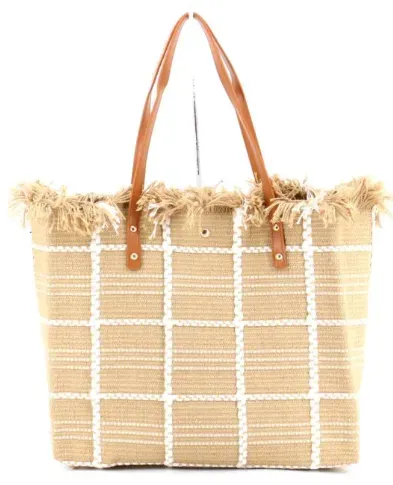 Sac de plage coton tressé