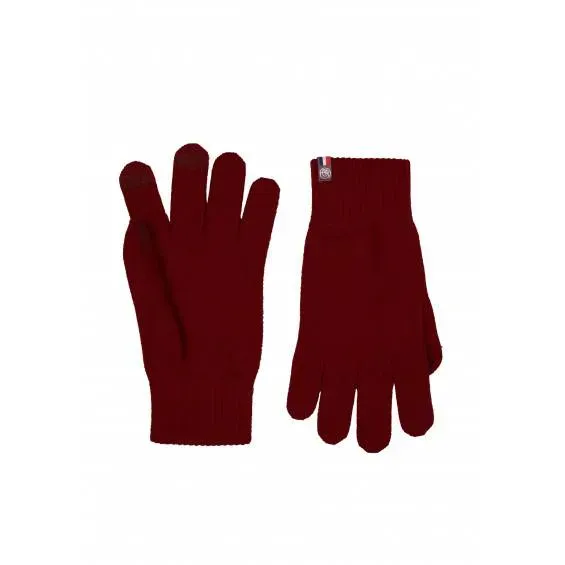 Bonnefoy gants tactiles rouge
